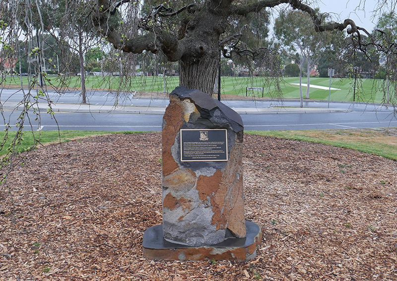 Xavier_College_Rock_Memorial_Plaque