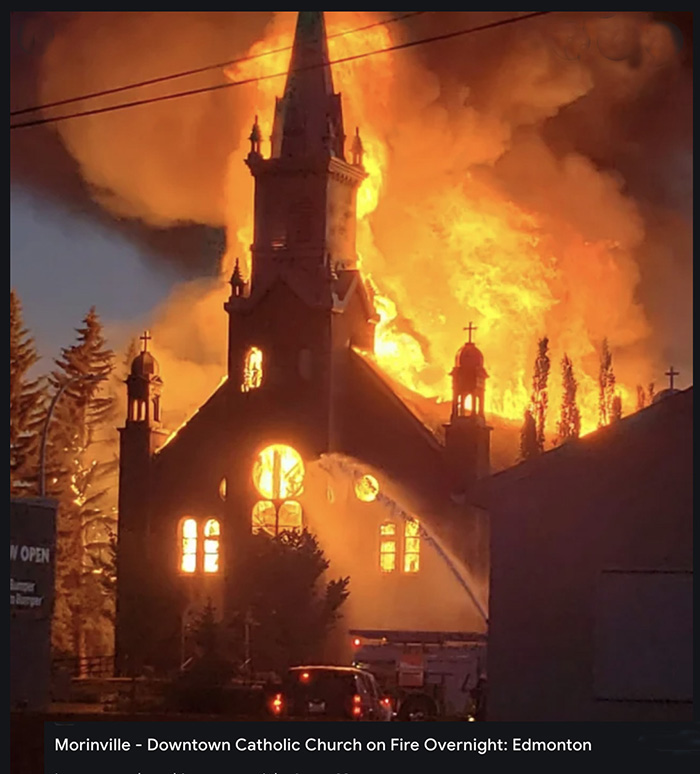 church_on_fire_Morinville_Canada